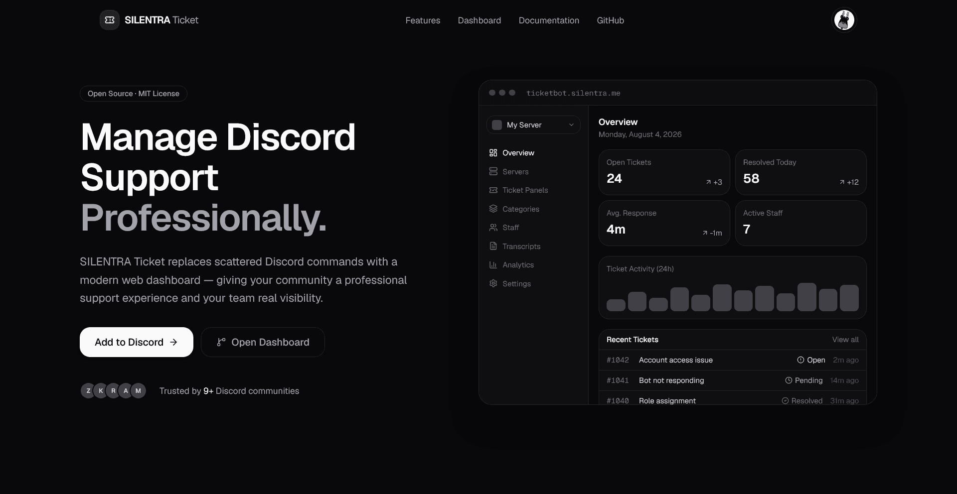 Ticket Discord Bot 
